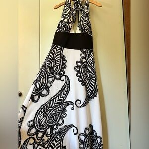 White House Black Market Paisley Patterned Dress